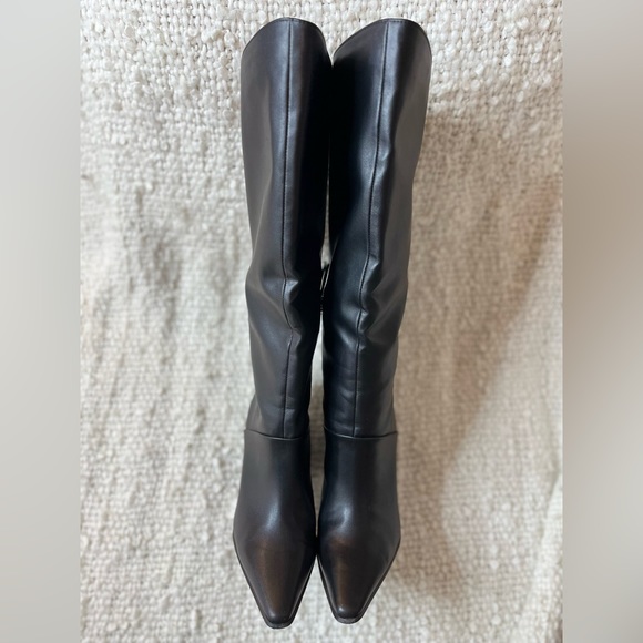 JLO Women’s Black Faux Leather Boots - Picture 3 of 8